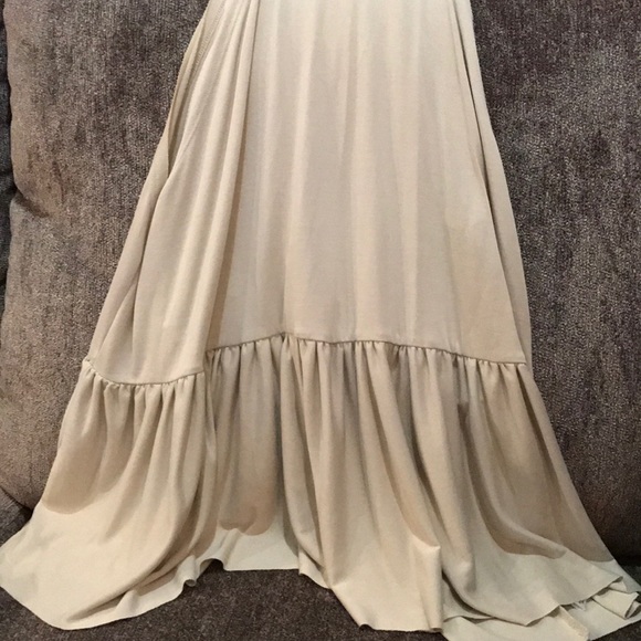 Urban outfitters peplum top. Size xs. Taupe - Picture 3 of 4